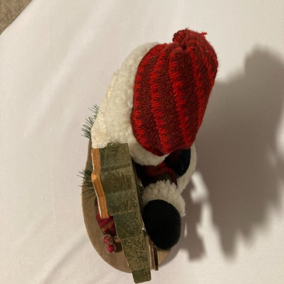 Countdown Days 'til Christmas w Santa Plush Wooden Base Tree Numbers Advent - Picture 5 of 8